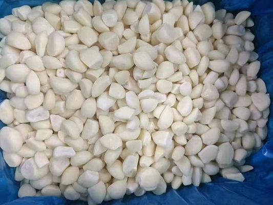 Hot Products Factory Price White Color BRC HACCP Certificates Frozen Vegetables IQF Organic Garlic