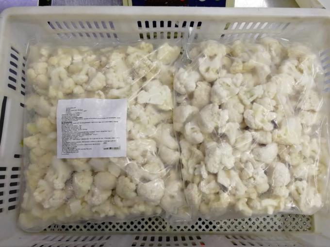 ผักแช่แข็ง ดอกกะหล่ำ IQF ดอกกะหล่ำแช่แข็ง 20-40 มม./30-50 มม./40-60 มม. 2