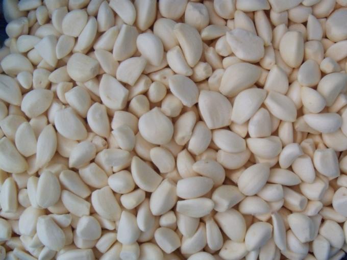 ผลิตภัณฑ์ร้อน ราคาโรงงาน สีขาว ใบรับรอง BRC HACCP ผักแข็ง IQF กระเทียมอินทรีย์ 1